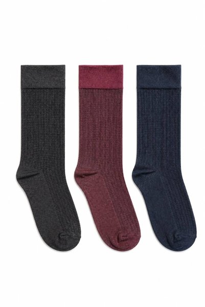 Jartoe Retro Socks Cotton Men's 3-Piece Socks Colorful Casual Socks Comfortab...