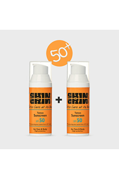 Skin 2 Skin X2 TATTOO SUNSCREEN – Αντηλιακό για τατουάζ 50ml