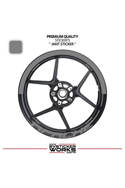 ARONA Tvs Apache Wheel Rim Strip – Half Rim Cover & Apache Lettering Sticker Set