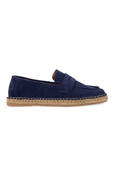 Pegia Genuine Suede Men's Espadrille Dg5025 Indigo