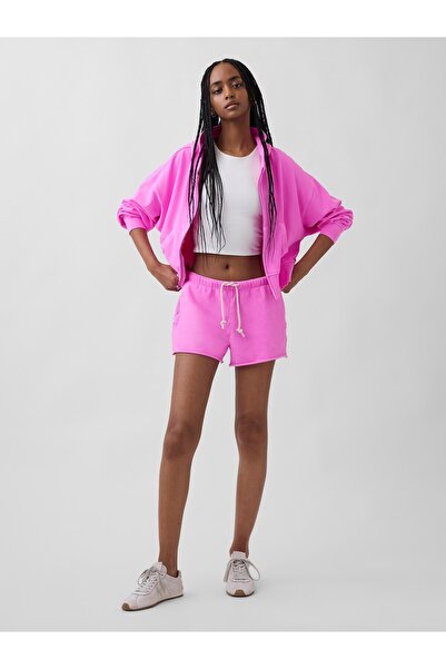 GAP Kadın Pembe 3.5" VintageSoft Terry Sweat Şort