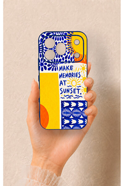 Vip Case Honor 600 Pro Uyumlu Sunset Desenli Silikon Kılıf