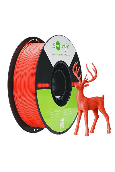 Soleyin Ultra PLA Çilekli Süt 1 kg 1.75mm Strawberry Milk - Kırmızı