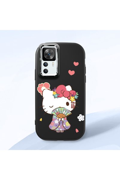 Hontinga Redmi K50 Ultra Compatible Case Camera Protector Black Silicone Coup...