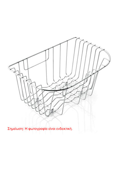 Pyramis Ανοξείδωτο Καλάθι/Πιατοθήκη Νεροχύτη 36x23x11 cm για τη σειρά Titan