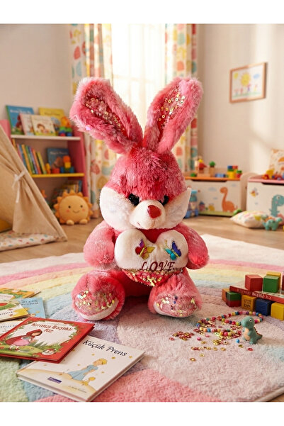 ZNBTOYS PELUŞ PULLU TAVŞAN-50 CM
