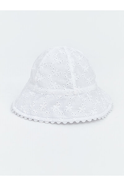 LC Waikiki Trendlucky Flower Embroidered Baby Girl Bucket Hat with Difference...