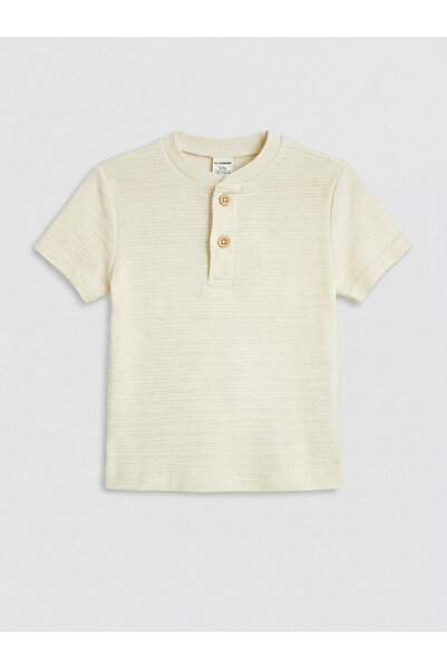 LC Waikiki Original Oval Collar Boys' T-Shirt