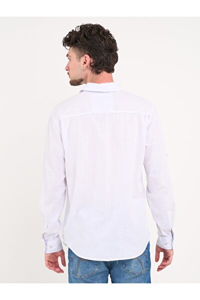 Timeout - Camasa barbat de culoare uniforma cu logo
