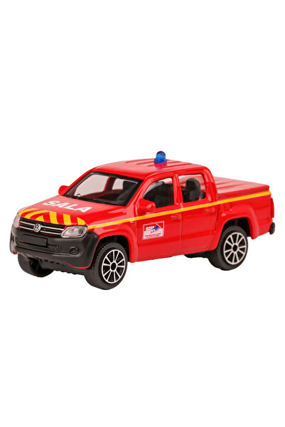 BBURAGO Sigilat- Volkswagen Amarok Pompieri Rosu= Scara 1:43-