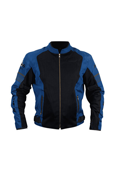 Pes Holding Geacă moto de vară pentru bărbați PES Grand Air Blue – mesh venti...
