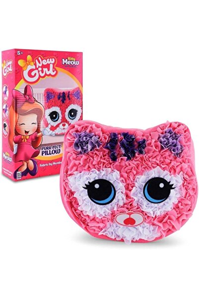 New Girl DIY Kitty Meow Pillow Craft Kit for Kids – Stuffed Cat Cushion Makin...