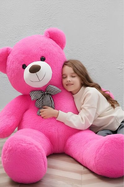 Sole 160 Cm Imported Fabric Plush Bear with Bow Tie Giant Size, Gift for Love...