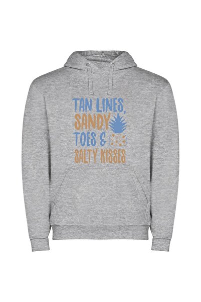 iLovePrints Savouring Sand: Tropical Temptations Φούτερ με κουκούλα σε χρώμα ...