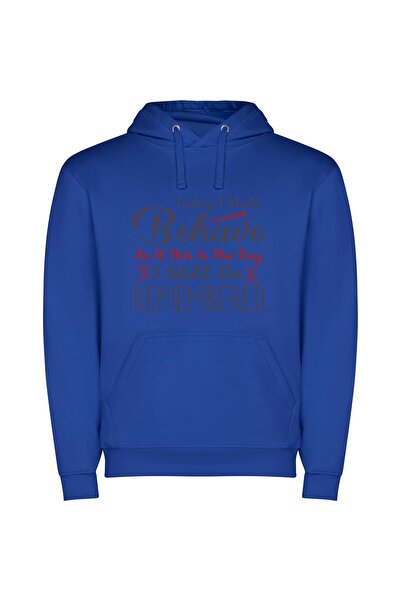 iLovePrints Brave Transforming Modern Day Φούτερ με κουκούλα σε χρώμα Μπλε