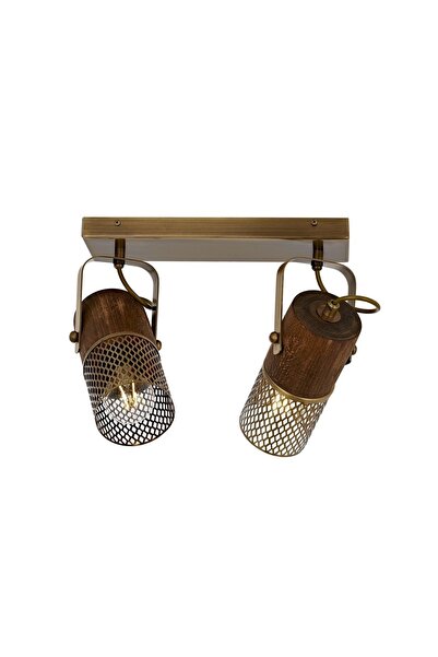 Vivense AVONNI AR 60265 2EY ESKİTME KAPLAMA MODERN AVİZE E27 METAL AHŞAP 32X2...