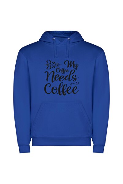 iLovePrints Coffee Craving SOS: Hand-drawn Elixir Φούτερ με κουκούλα σε χρώμα...