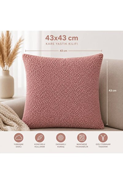 essense Home&Living غطاء وسادة بوهيمي 2 قطعة 43x43