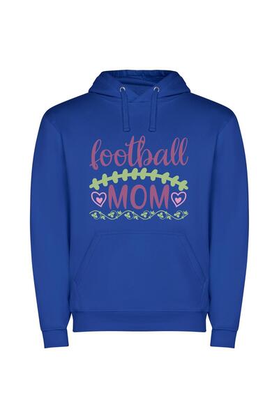 iLovePrints Gram's Gridiron Glam Φούτερ με κουκούλα σε χρώμα Μπλε