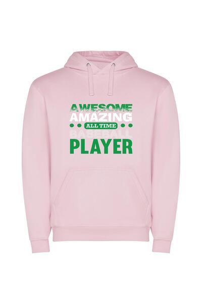 iLovePrints Stunning Baseball Awesome Player Φούτερ με κουκούλα σε χρώμα Ροζ