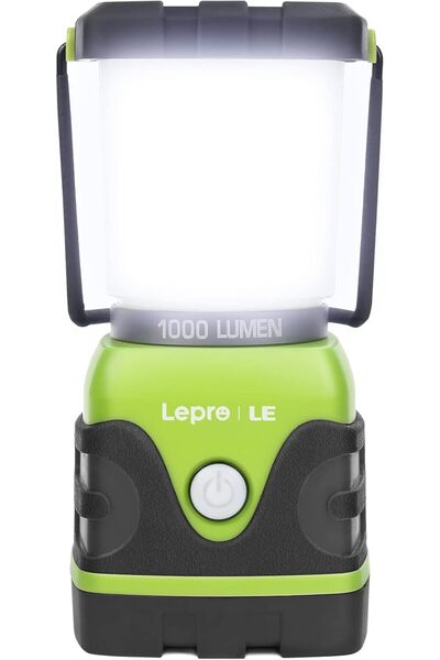 Lighting EVER Lepro 1000LM Battery Powered LED Camping Lantern, Waterproof Te...