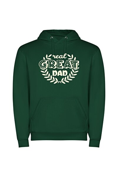 iLovePrints Great Dad Wreath or Daddy's Great Wreath Φούτερ με κουκούλα σε χρ...