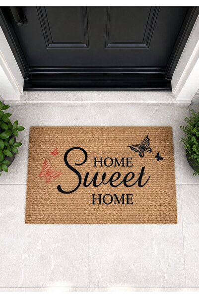 homepera Vena Sweet Home Paspas - Dış Kapı Paspası Kapı Önü Paspası 40x60