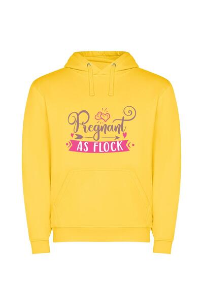 iLovePrints Blooming Time: Expecting Elegance Φούτερ με κουκούλα σε χρώμα Κίτ...