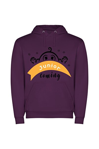 iLovePrints Little Trendsetters Boutique Φούτερ με κουκούλα σε χρώμα Μωβ
