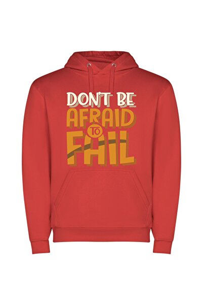 iLovePrints Fearless Adobe Illustrator Prints Φούτερ με κουκούλα σε χρώμα Κόκ...