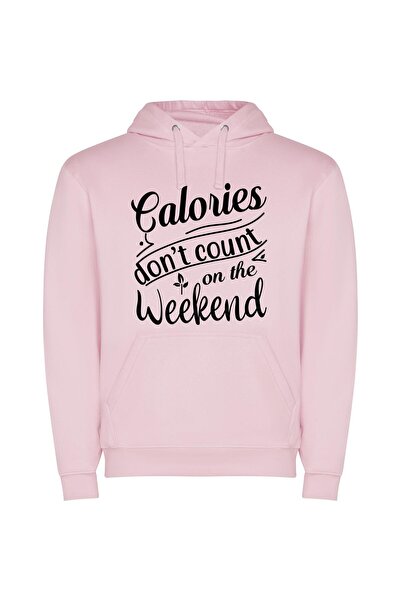 iLovePrints Weekend Indulgence Fitness Fiesta Φούτερ με κουκούλα σε χρώμα Ροζ