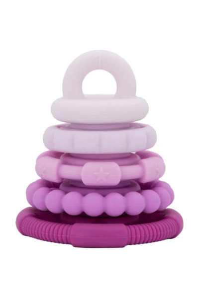 Jellystone Designs Jellystone Set de 5 inele de dentiție piramidale din silic...