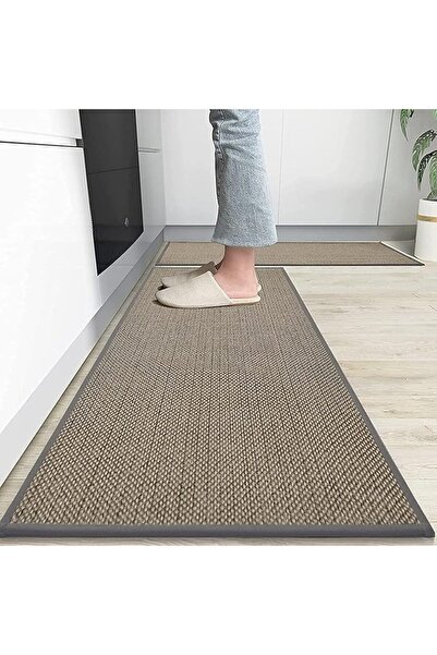 GENERAL 2PCS Kitchen Rugs and Mats, Non Slip Washable, Absorbent Runner Rugs ...