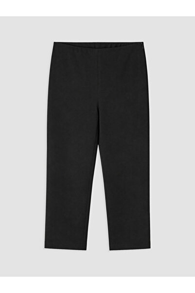 LC Waikiki Black High Waist Women's Capri