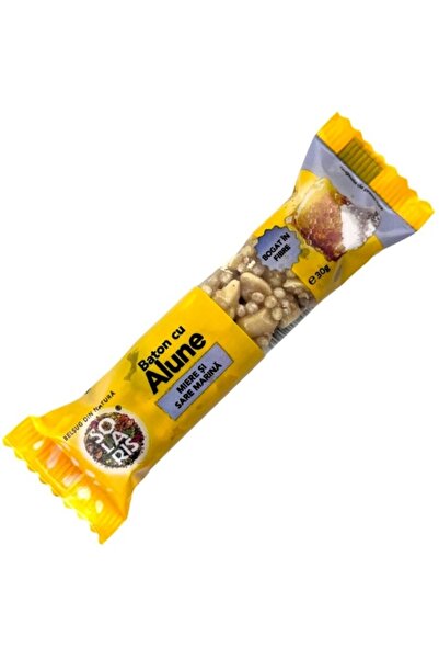 Solaris Plant Baton din Alune cu miere si sare de mare, 62% continut de nuci,...