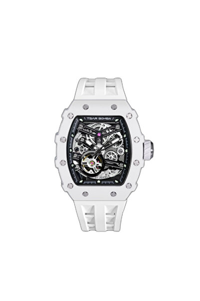 Tsar Bomba Men's Rubber Automatic Watch TB8208C-07 - 43.5*50.5 mm