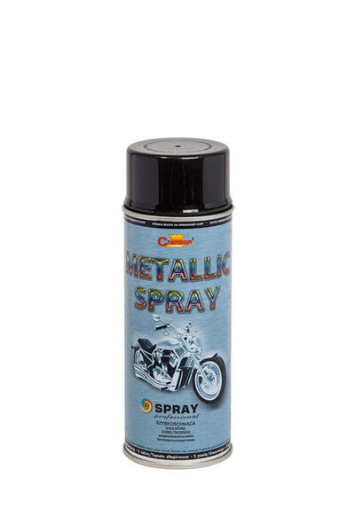 Champion Color Vopsea spray 400ml Acrilică Metalizată Negru