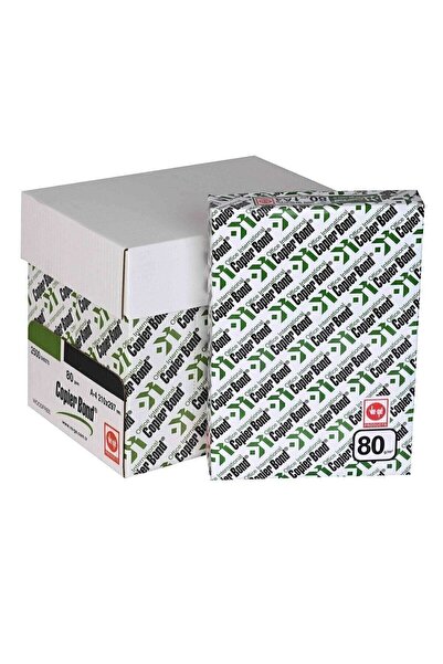 MEDEVRELF Copier Bond (Vege) A4 Fotokopi Kağıdı 80gr 1 Koli 5 Paket 2500 Sayfa