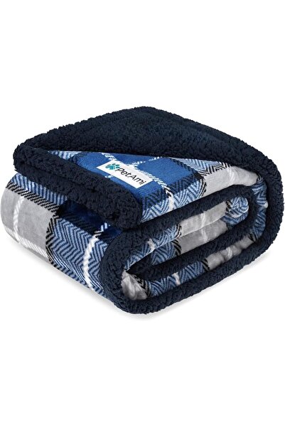 PetAmi Fluffy Waterproof Dog Blanket Fleece | Soft Warm Pet Fleece Throw for ...