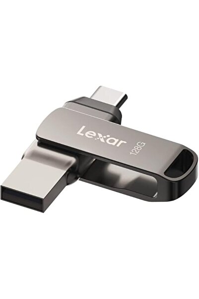 Lexar فلاش درايف USB 3.1 بسعة 64 جيجابايت، USB-A و USB-C، سرعة قراءة تصل إلى ...