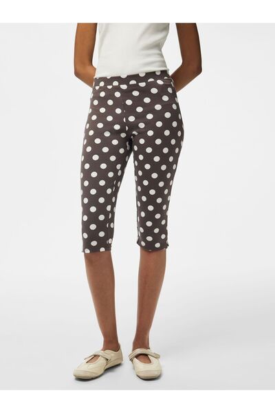 PIECES Caprihose PCALLI MW PUNKTY