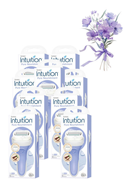 Schick Intuition 9 Pieces Intuition Pure Nourishment Women's Razor Blades wit...