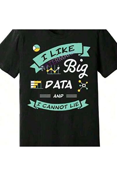 4Car تي شيرت رجالي مضحك بأكمام قصيرة مطبوع عليه Data Scientist Analyst Machin...
