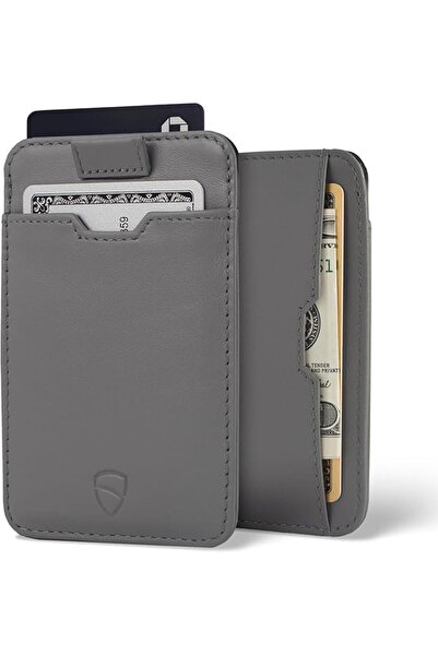 Vaultskin CHELSEA Slim Leather Card Wallet for Men, RFID (Matt Black) | Slim ...