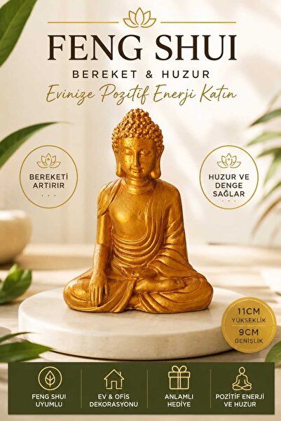 bonjorno aksesuar Buda Biblo Dekoratif (Verik Kaplamalı)