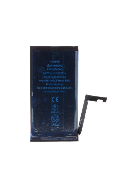 OEM Μπαταρία iPhone 15 3349mAh Cracked (Με Υγεία Μπαταρίας, Χωρίς Μήνυμα) (Bulk)