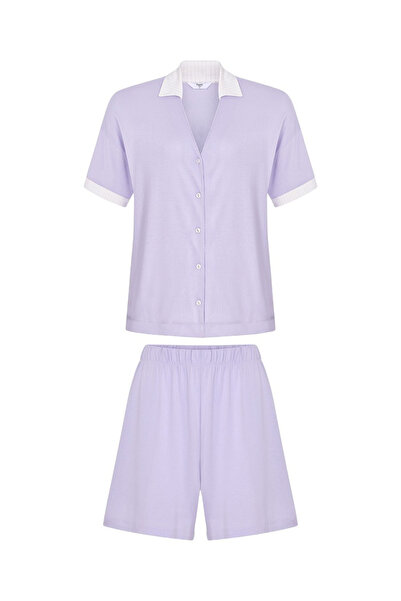 Penti Womens Collagen Shirt & Shorts Cotton Set