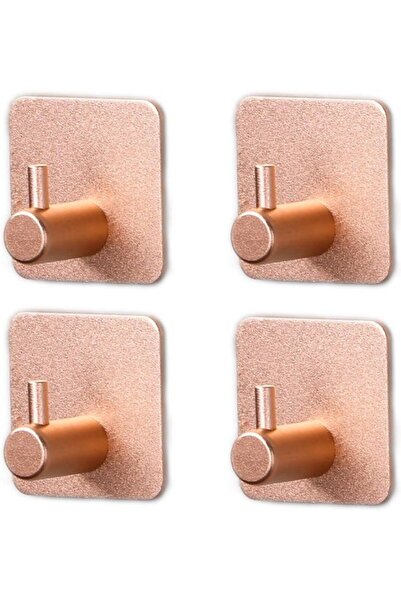 STARSTAR Waterproof SS Adhesive Hooks - 4-Piece Set - Drill-Free Towel Rack -...