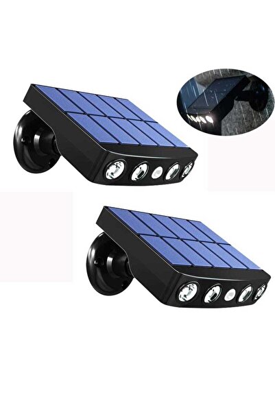 STARSTAR Two LED solar lights with motion detectors, solar garden wall lights...