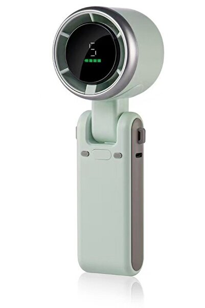 Morvena Picks Mini ventilator portabil portabil 5 viteze reglabile 3600 mAh b...